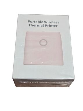 JADENS Wireless Portable Thermal  Printer - Pink New